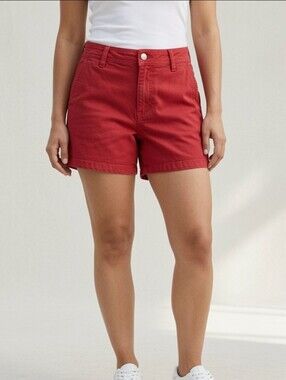 0112 Universal Thread-High-Waist Red Women’s Shorts